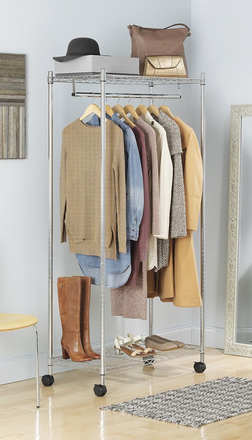 Whitmor Modern Industrial Wardrobe