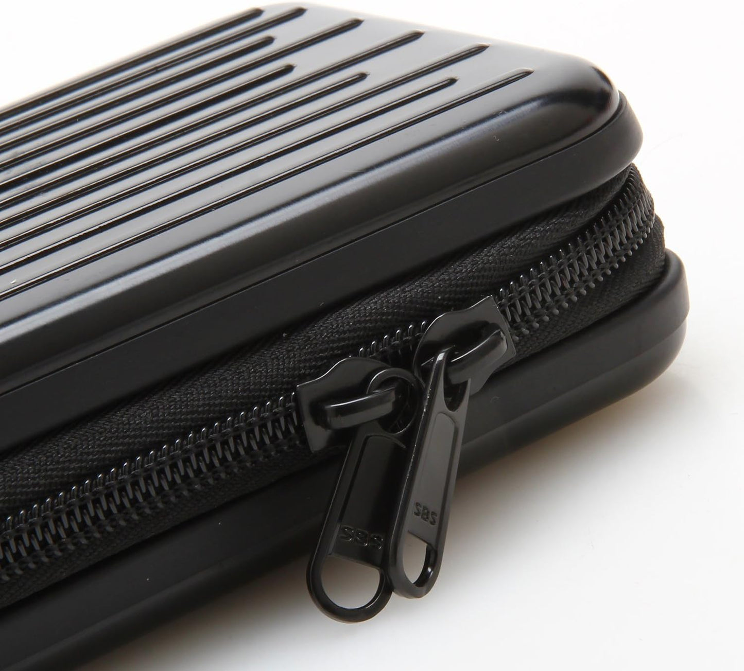 KAYOND Anti-Shock Silver Aluminium Carry Travel Protective Storage Case Bag for 2.5" Inch Portable External Hard Drive HDD USB 2.0/3.0 (Black)