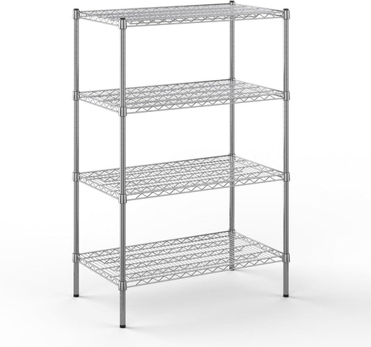 21" Deep x 36" Wide x 54" Height Wire Shelving Kit | 4-Tier | NSF Commercial Storage Rack Unit