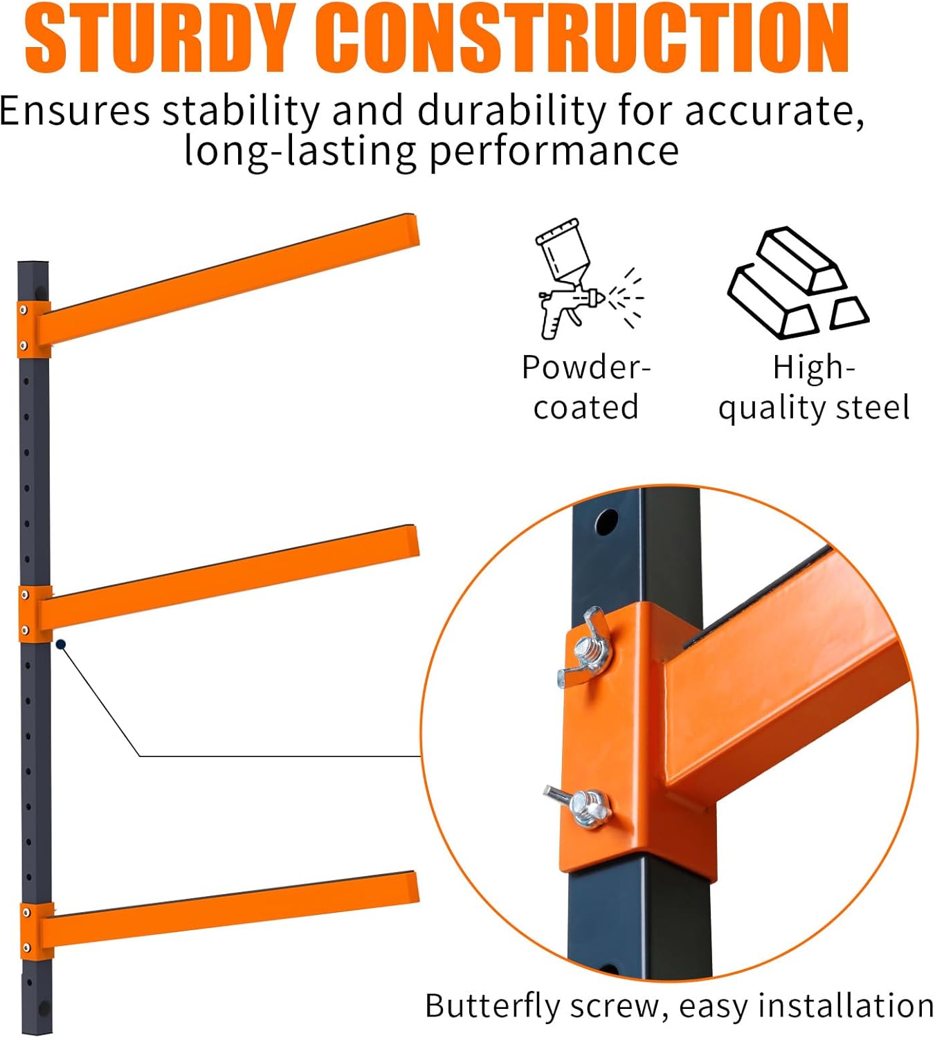 Kayak Storage Rack, Wall Mount Kayak Racks for Indoor Outdoor Storage, Heavy Duty Adjustable Kayak Rack for Garage, Spacesaver