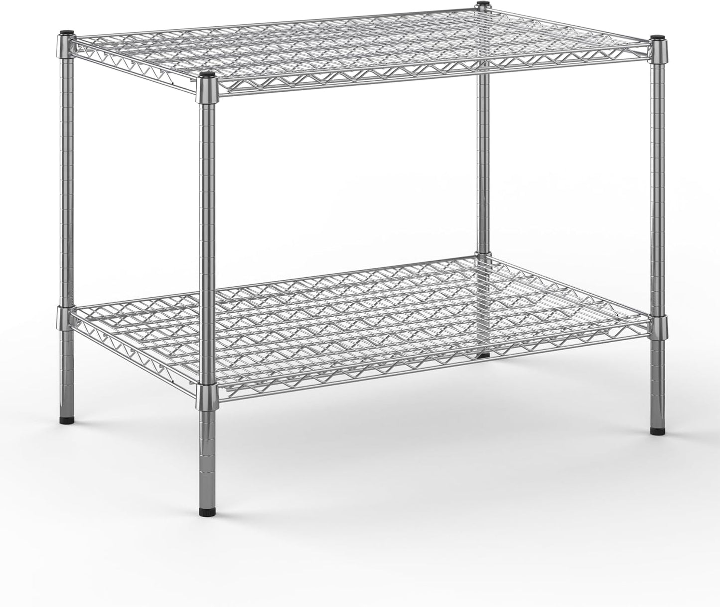 24" Deep x 36" Wide x 27" Height Wire Shelving Kit | 2-Tier | NSF Commercial Storage Rack Unit