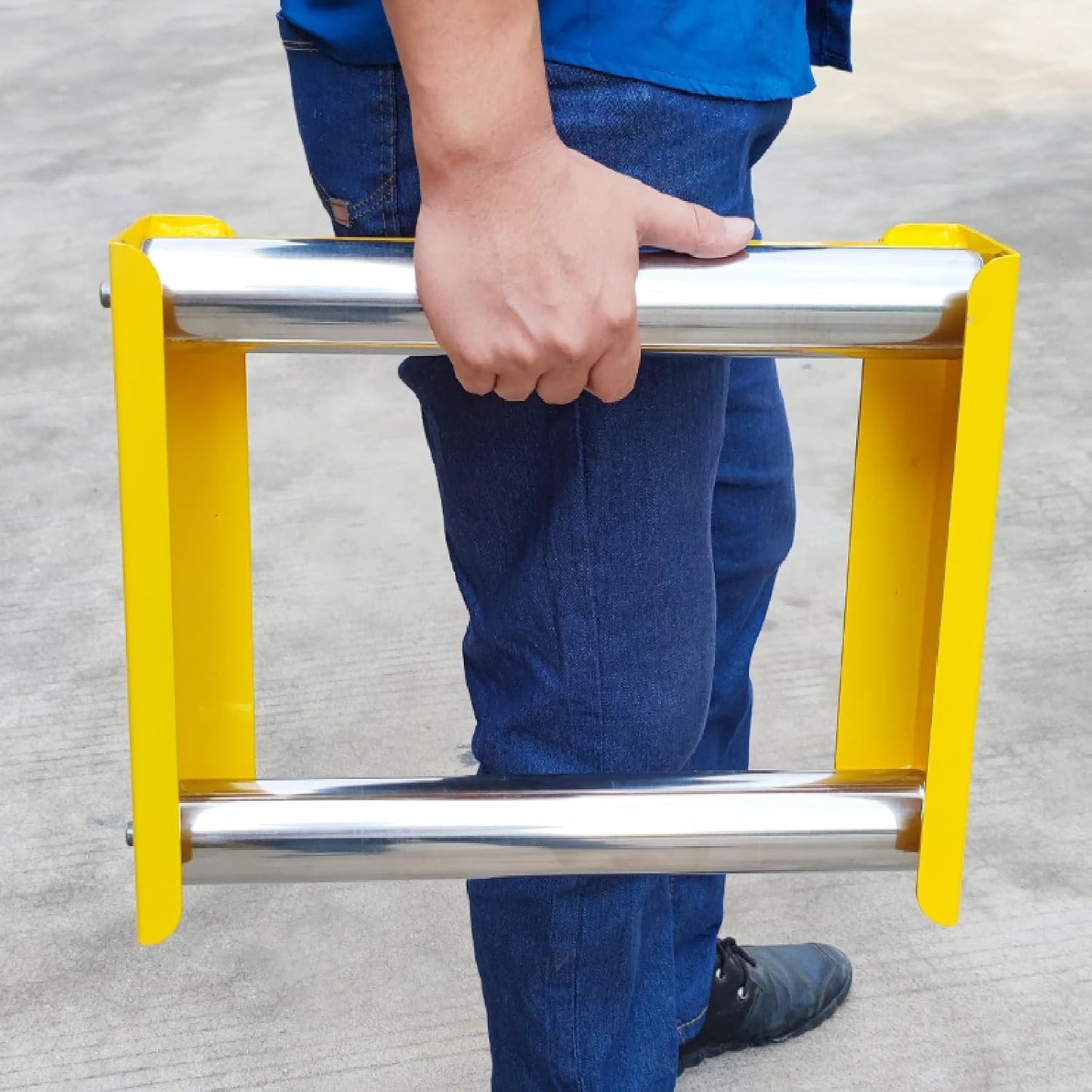Cable Drum Roller Reel Dispenser Cable Roller Stand for Wire Reel Diameter 20cm to 50cm width 36cm S