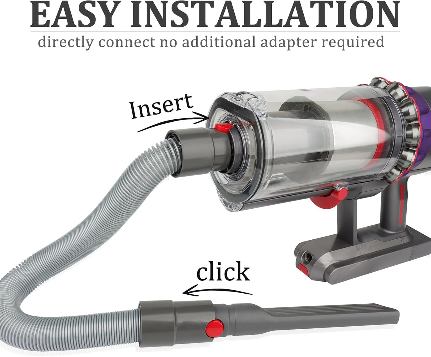 Attachments Kit for Dyson V15 V15s V9 V8 V11 V12 V10 V7 Gen5 Cordless Vacuum Cleaner,Compatible with Detect/Absolute/Outsize/Slim Accessories Replacement Brush Parts