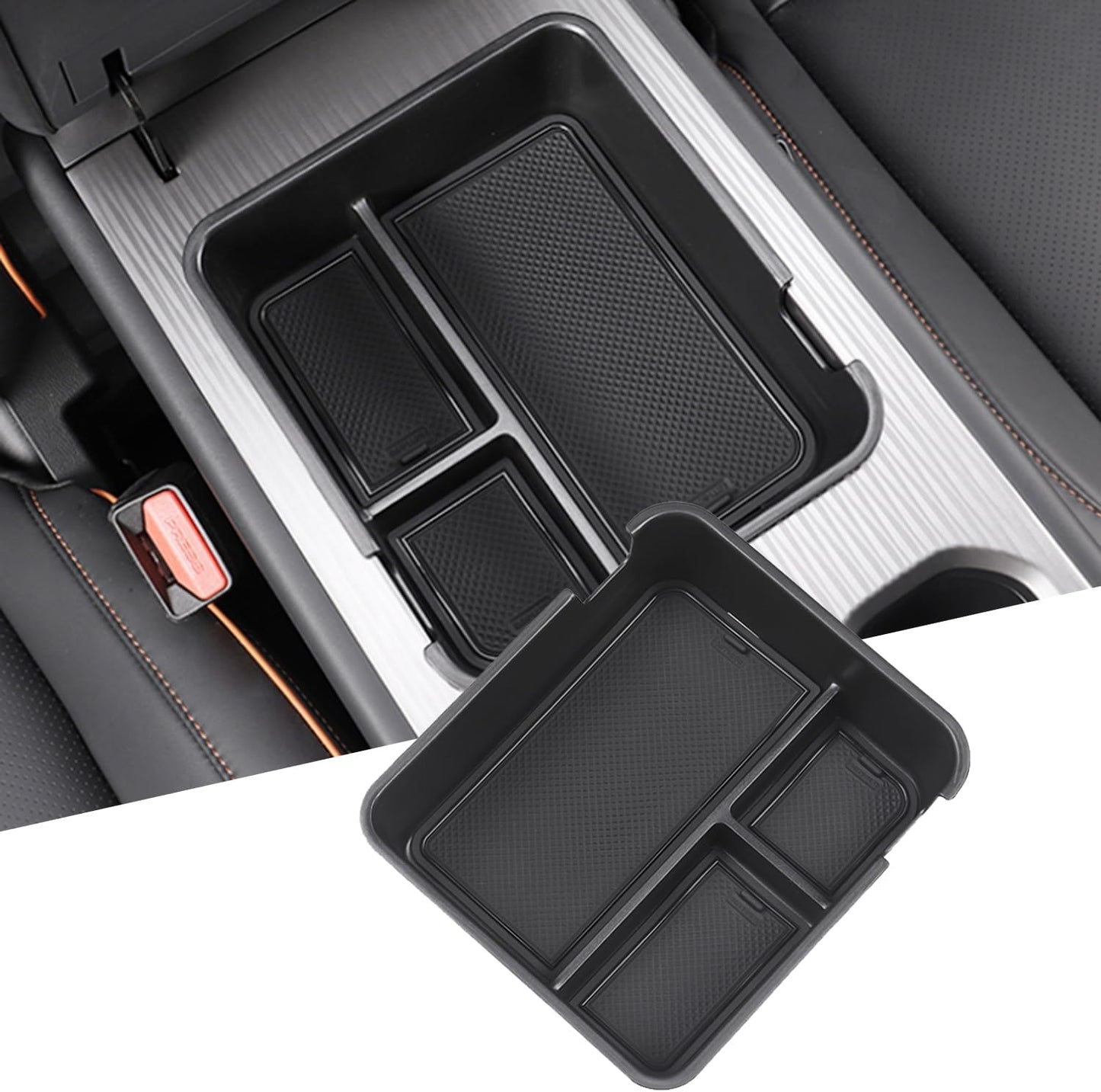 CTH for Jetour T1 2024 2025 2026 Center Armrest Storage Organizer Insert Tray Box Storage Box Car Accessories 1 Set