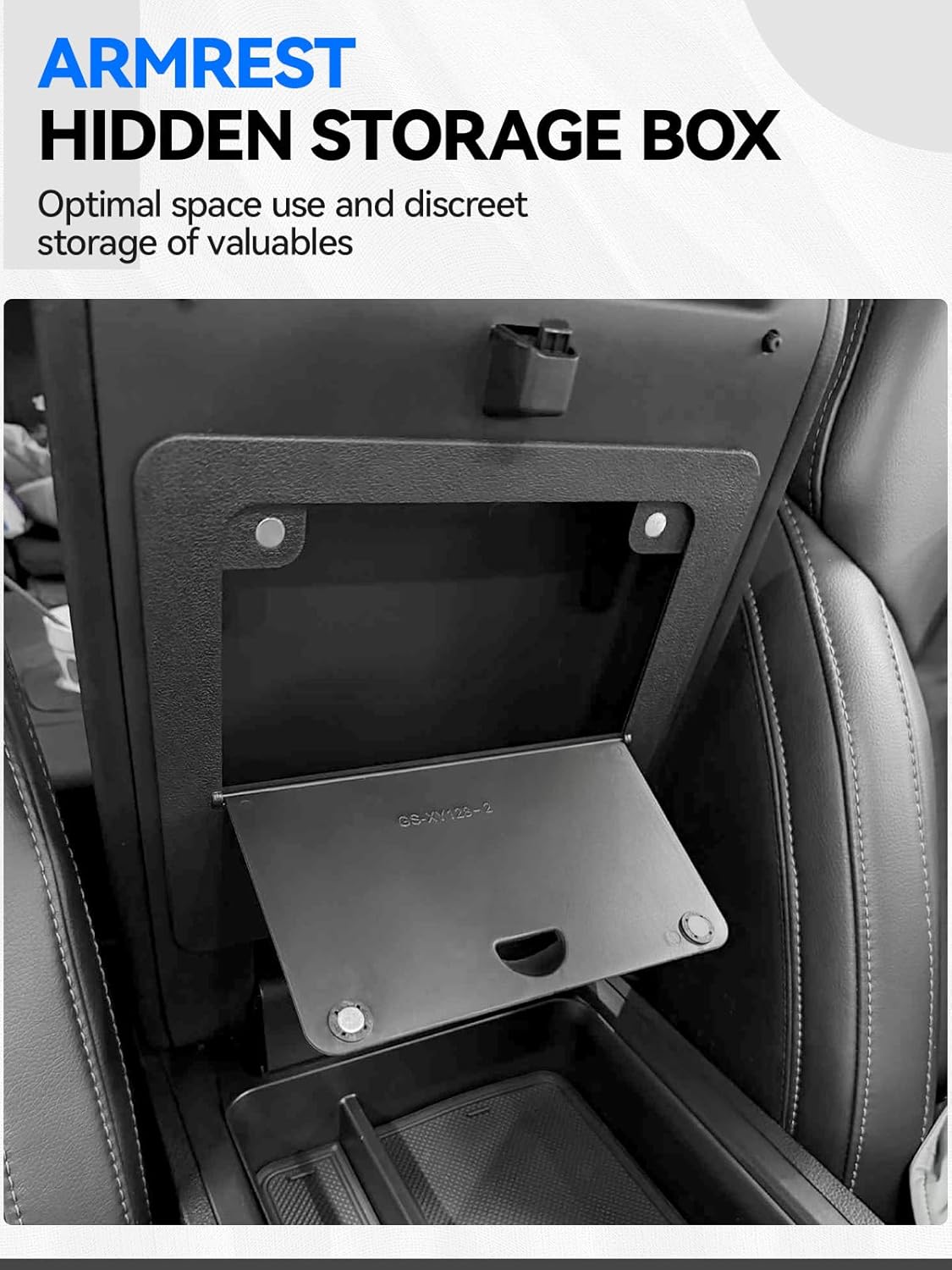 4PCS Center Console Organizer Tray for 2026-2023 Honda Pilot Ridgeline Passport Accessories, Armrest Storage Box and Divider, Hidden Storage Box and Cup Holder for Honda Pilot Ridgeline Passport