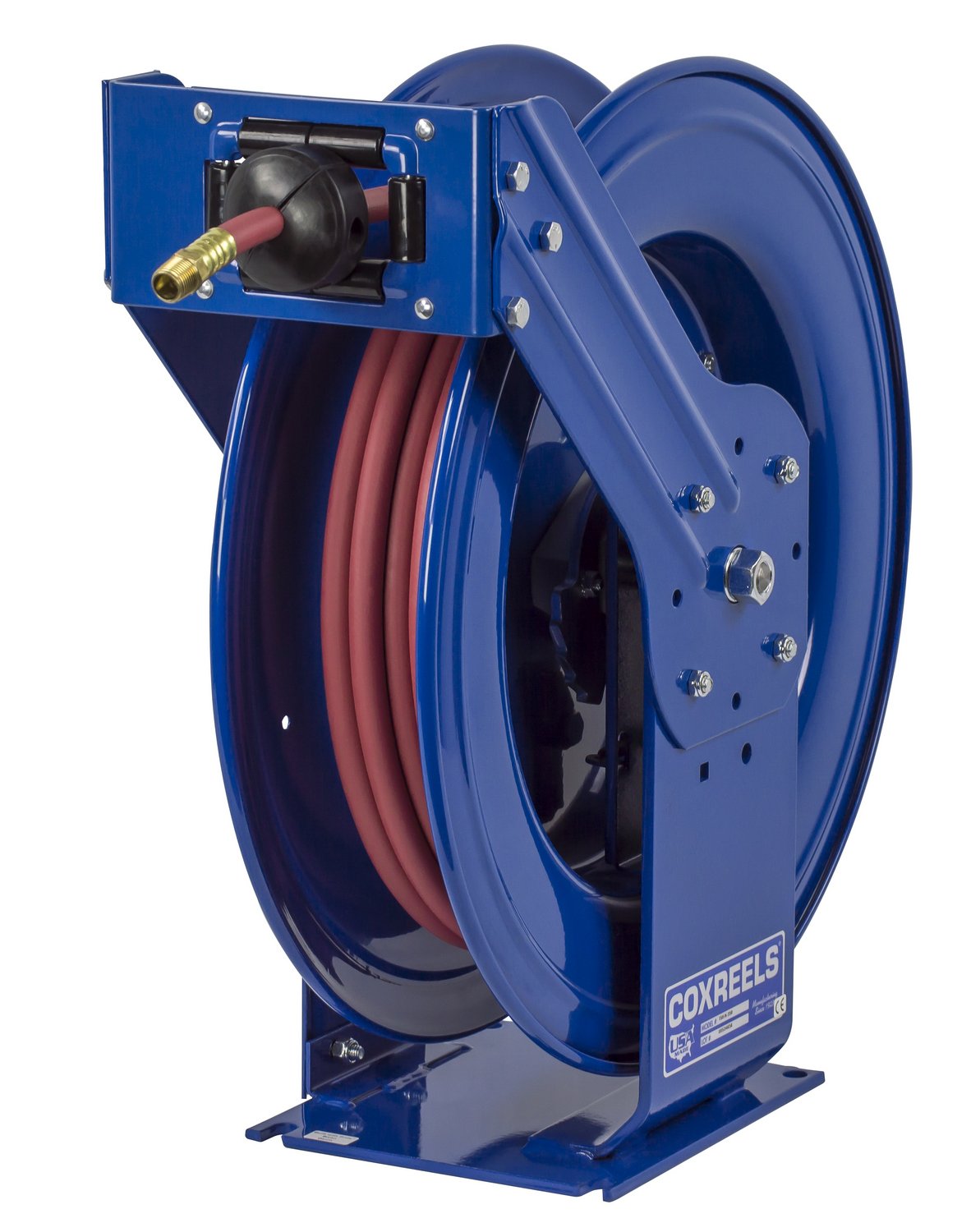 Coxreels Truck Series Maximum-Duty Air Hose Reel, 300 PSI, Model# TSH-N-375, 3/8" Hose ID, 75' Length