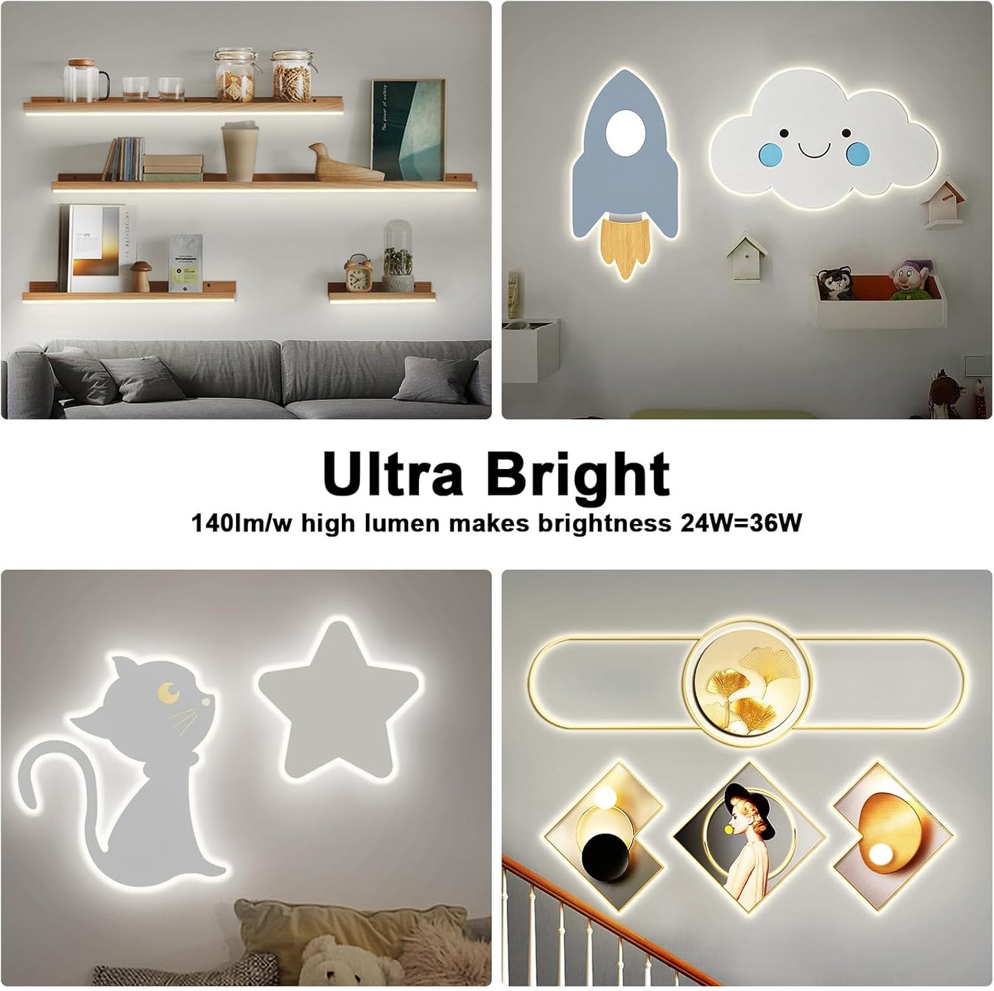 White COB Led Strip Lights Max with RF Remote, 16.4ft 4000K Dimmable Ultra Bright Neutral White COB Light Strip, Indoor COB Led Lights for Mirror, Ceiling, Kitchen, Room, Cabinet, Closet
