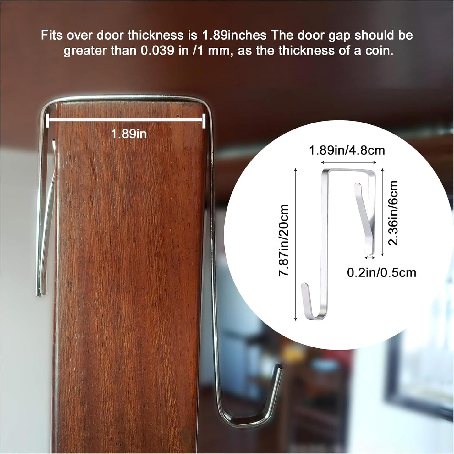 Wome Over the Door Jewelry Organizer Hanging: Double-Sided Storage with 28 Small 2 Large 9 Medium Pockets for Earrings Necklaces Rings Durable Polyester for Door or Closet or Wall or Glass (Black)