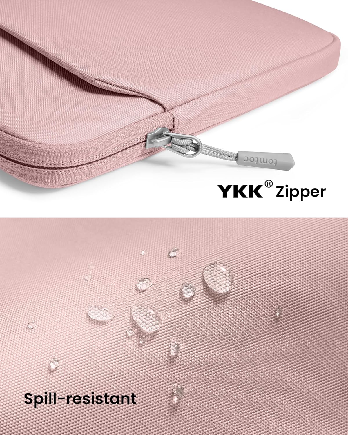 tomtoc Slim Laptop Sleeve for 14-inch MacBook Pro M5/M4/M3/M2/M1 Pro/Max 2025-2021, Water-Resistant Protective Case for 13.8 Inch Surface Laptop AI PC, Accessory Bag