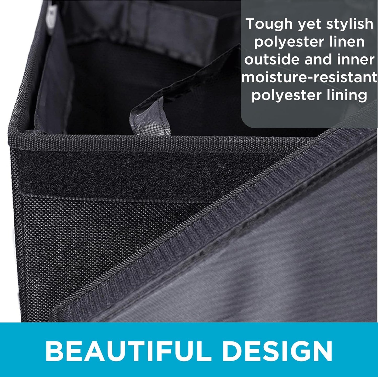 BIRDROCK HOME Single Laundry Hamper with Lid and Removable Liner | Linen | Easily Transport Laundry | Foldable Hamper | Cut Out Handles