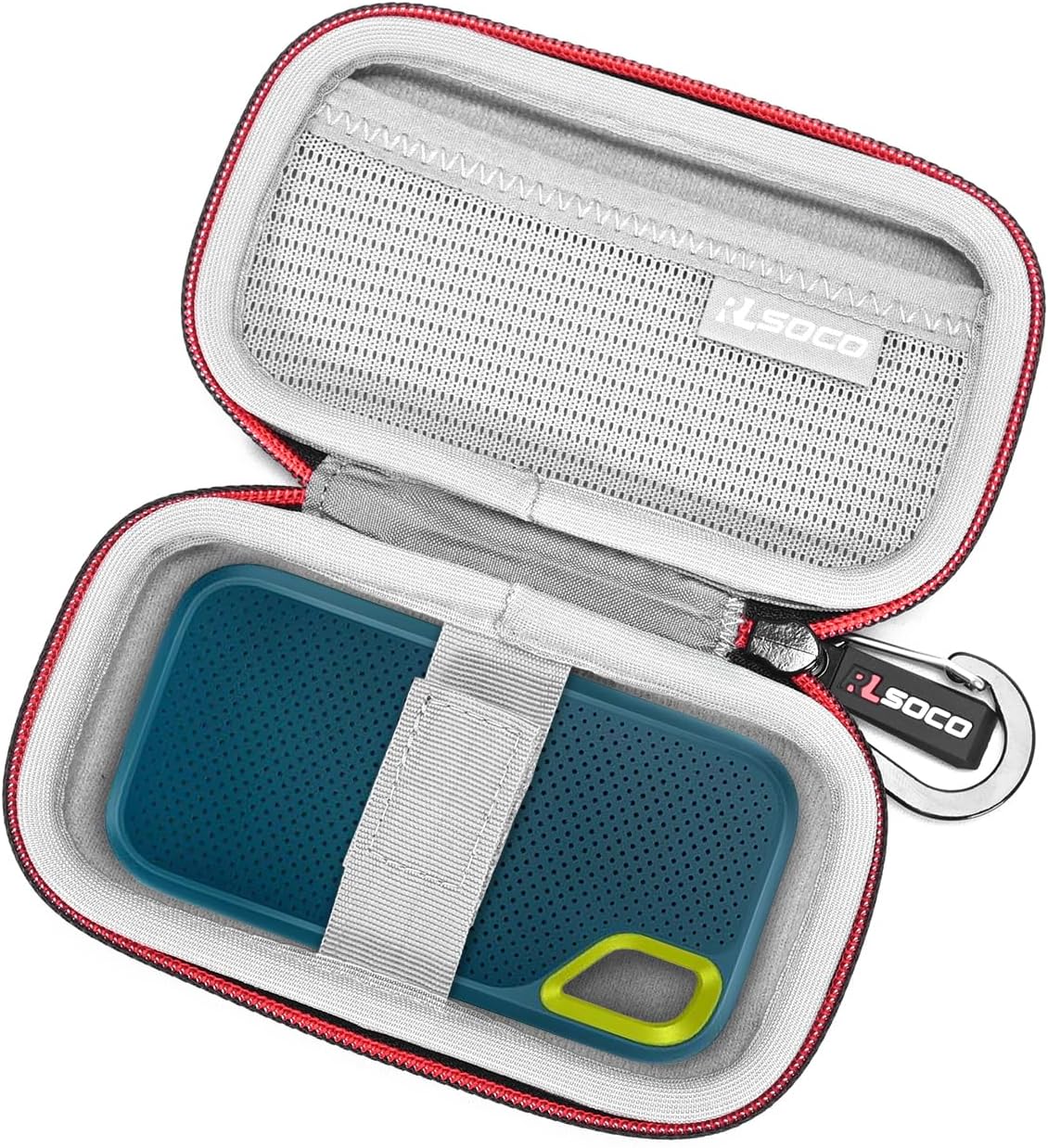 RLSOCO Case for SanDisk 1TB/2TB & 2TB/1TB/4TB/500GB Extreme & 4TB/2TB/1TB Extreme PRO & Professional 4TB/2TB/1TB PRO-G40 & Works with Crucial X8 1TB/2TB/4TB/500GB Portable SSD