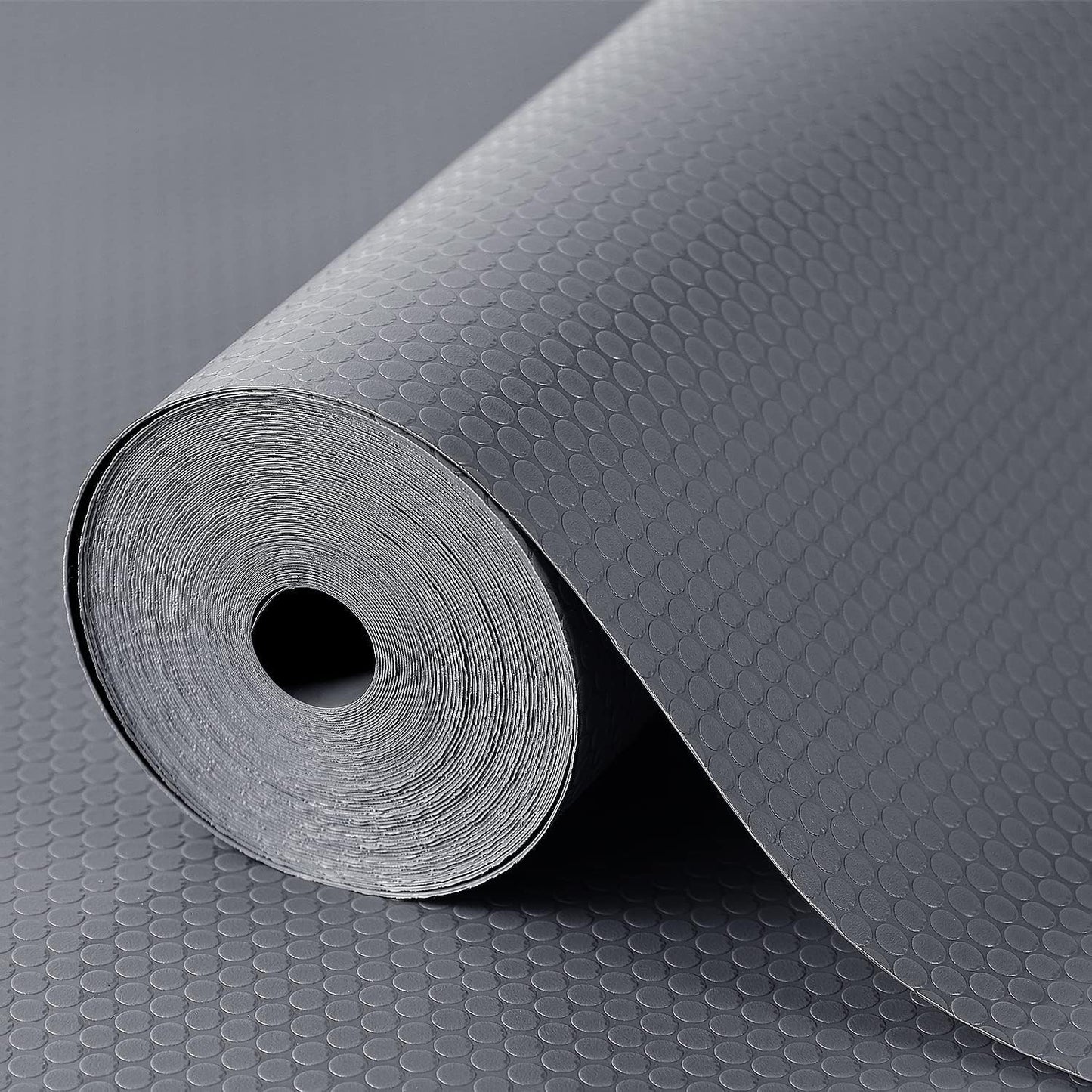 Shelf Liners for Kitchen Cabinets Non Adhesive Drawer Liner for Bathroom Waterproof Refrigerator Liners for Shelves Fridge Plastic Mats Cabinet Cupboard Liner Gray 2 Rolls 11.8 x 236.2 Inches