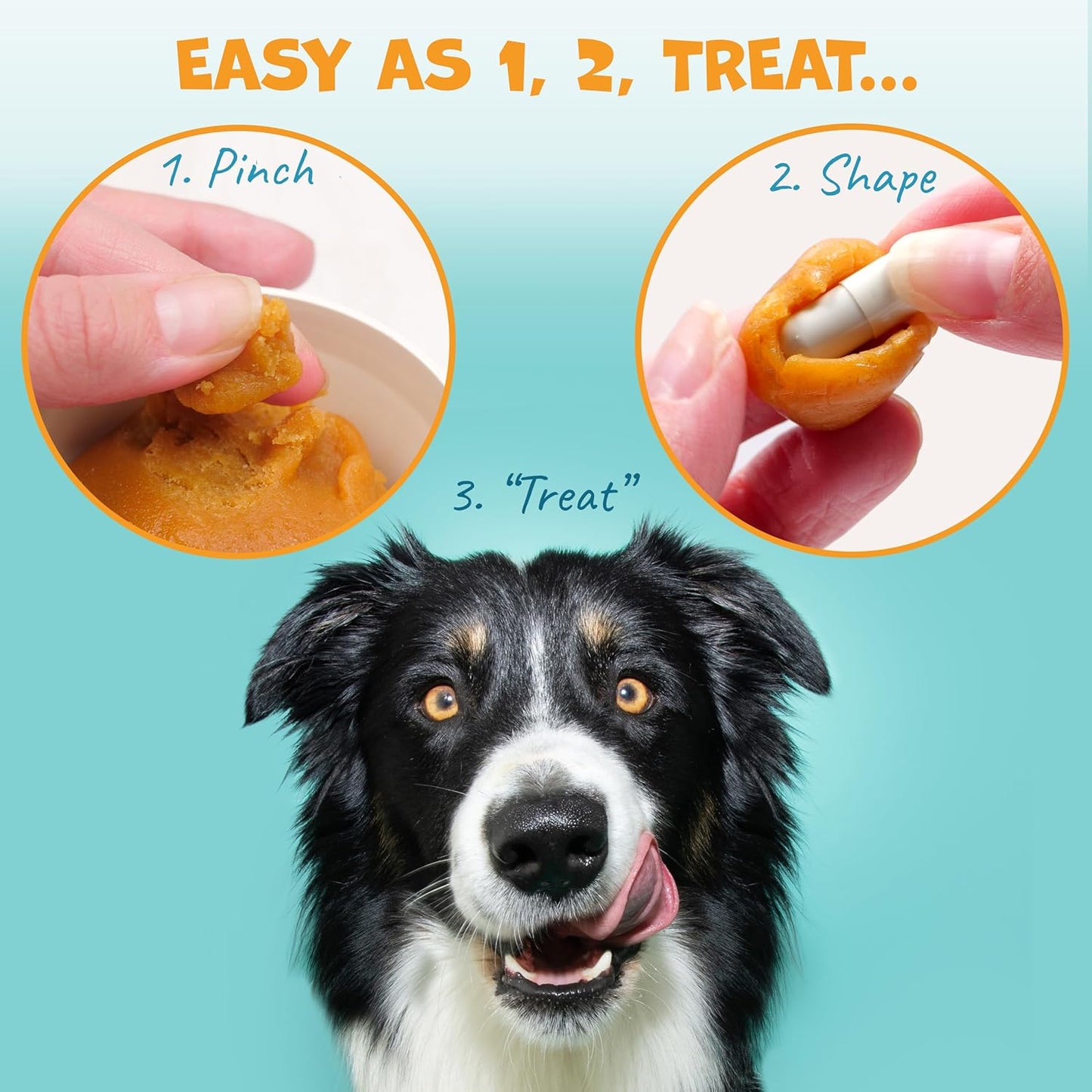 Flavor-Doh - Flavored Pill Wrap for Dogs to Hide Capsules and Create Pill Treats for Dogs - Easy-to-Use Treat Paste for Pet Medication - Pumpkin (4.2oz)
