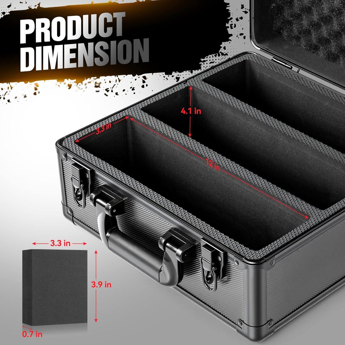 Graded Card Storage Box, Top Loader Boxes, Sports Trading Card Storage Case, Slab PSA/GMA/CSG/SGC/HGA Magnetic Holder, Baseball Football Card Case
