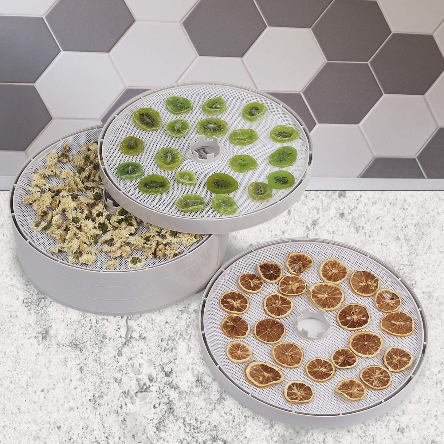 Reusable Dehydrator Sheets for Nesco Dehydrator, 10 Pcs/Set Premium Non-Stick Silicone