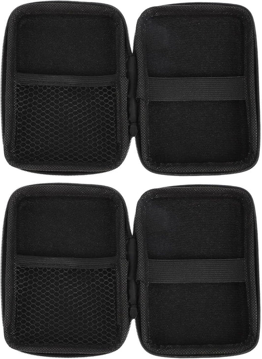 2pcs Compact Electronic Travel Organizer Cable Bag Shockproof Cord Storage Pouch Portable Holder for Electronics Accessories