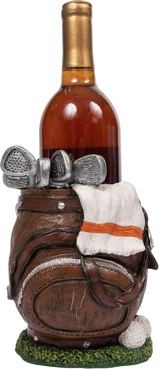 Golf Bag Wine Bottle Holder Decorative Bar Decor Single Bottle Holder