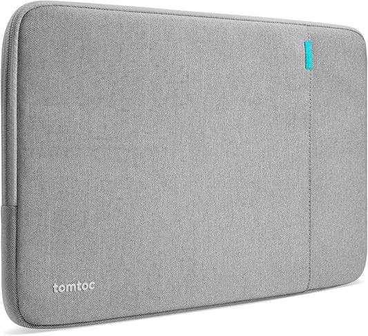 tomtoc 360° Protective Laptop Sleeve for 15-inch MacBook Air M4/A3241 2025, M3/A3114 2024, M2/A2941 2023, 15-inch MacBook Pro A1990 A1707, Dell XPS 15 Plus Laptop, Water-Resistant Computer Case Bag