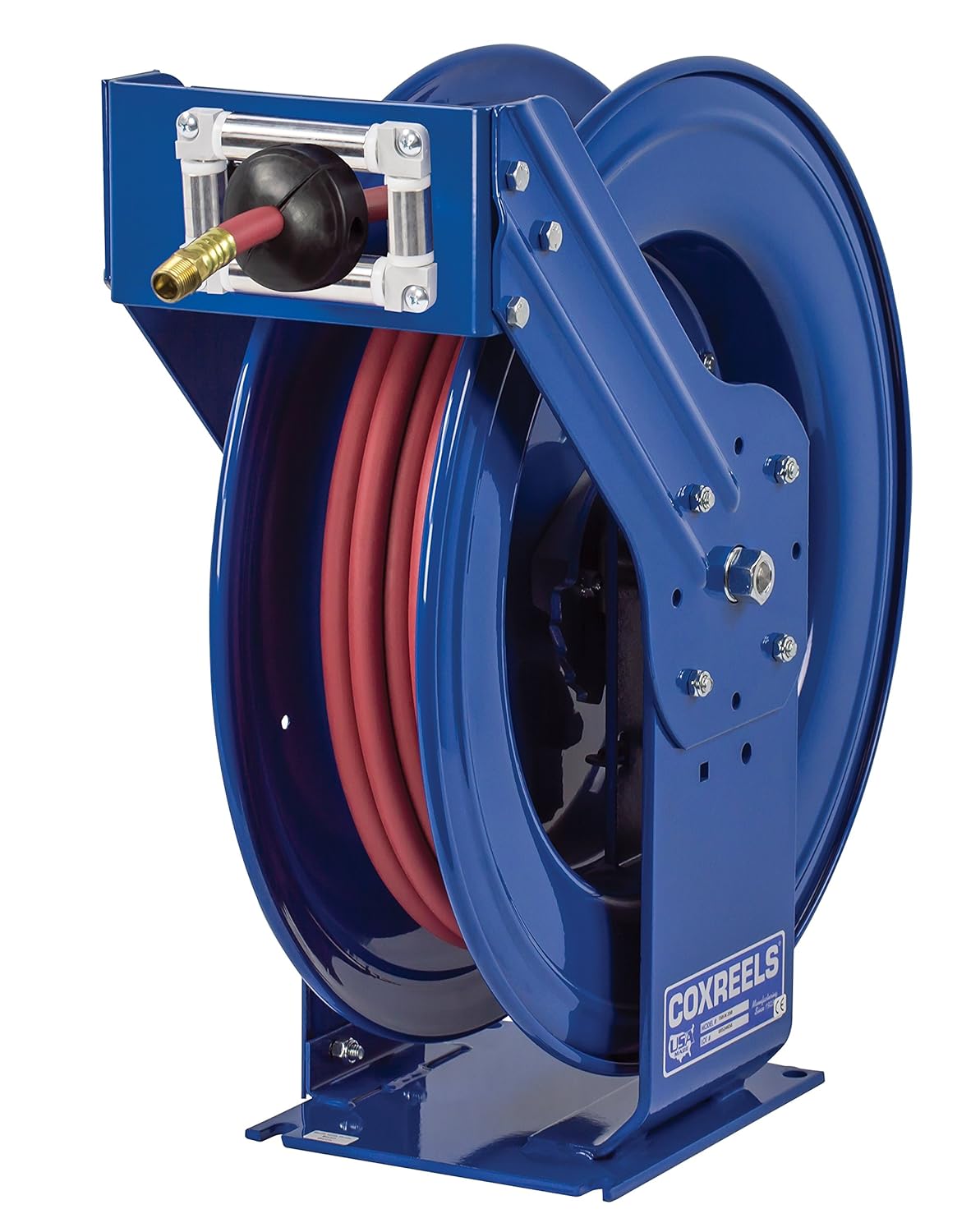 Coxreels TSH-N-635 Supreme Duty Spring Rewind Hose Reel for air/Water: 1" I.D., 35' Hose, 300 PSI