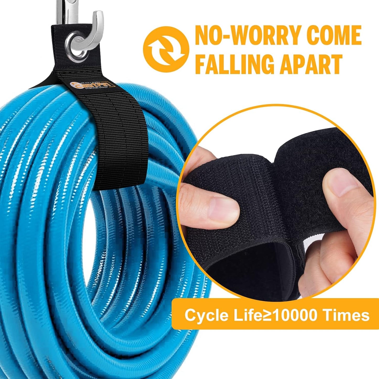 Stocking Stuffers for Men Storage Straps - Extension Cord Organizer Holder Gadgets for Men Cable Wrap Keeper for Hoses Rope Garage Cord Organizers Tools for Men Gifts for Men Who Have Everything