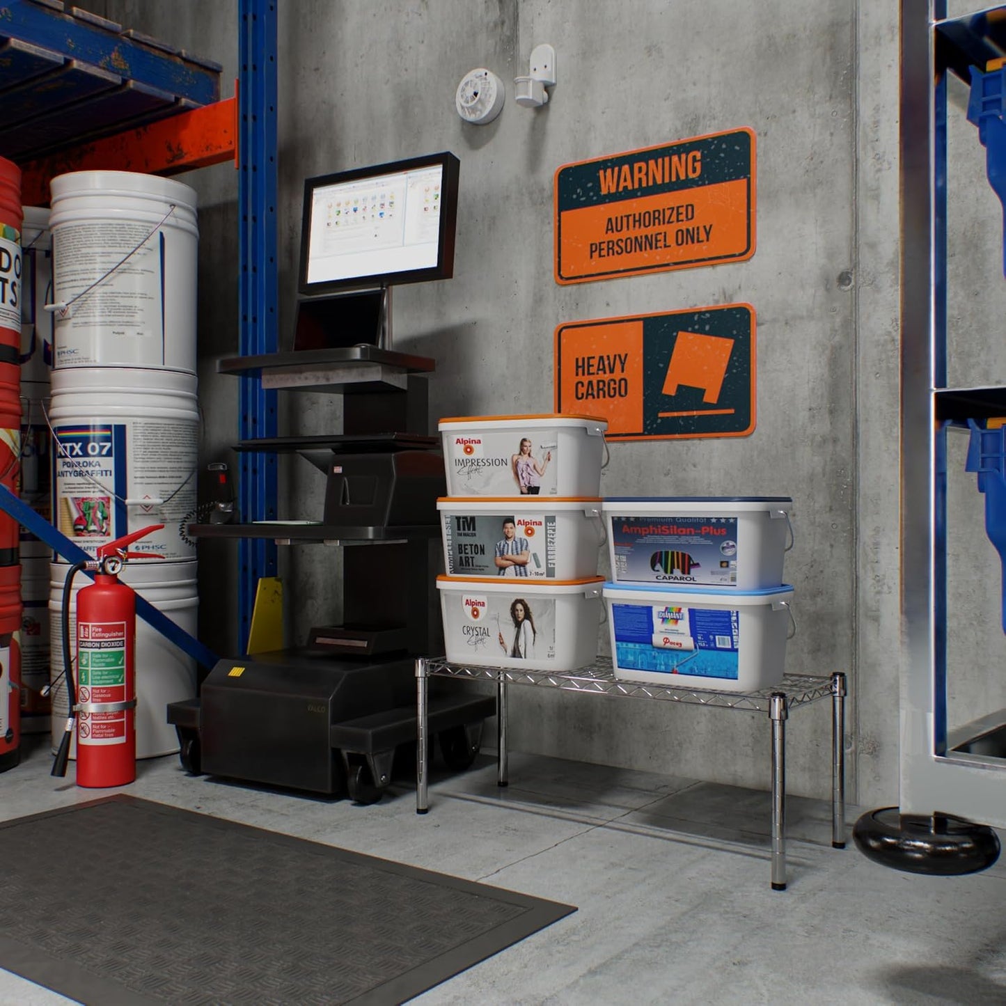 14" Deep x 36" Wide x 14" Height Wire Shelving Kit | 1-Tier | NSF Commercial Storage Rack Unit
