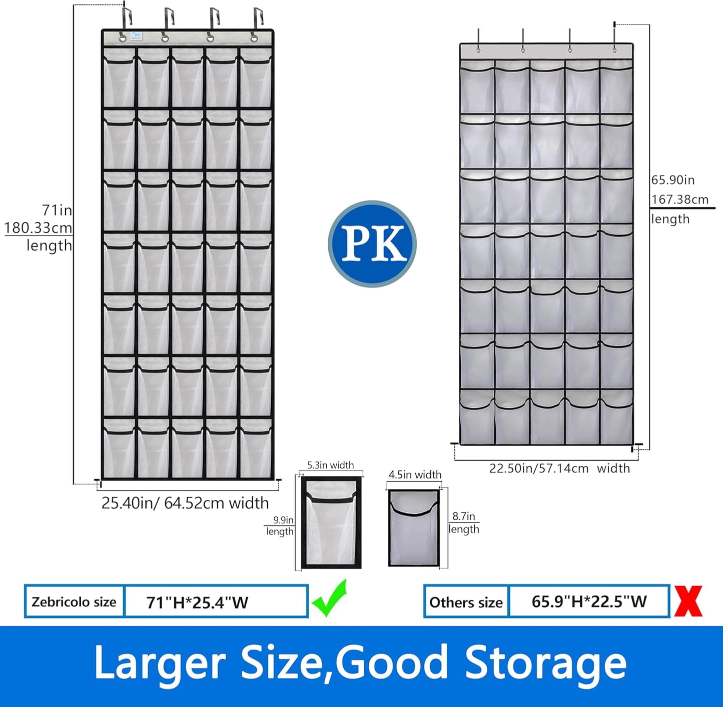 over the door shoe organizer,2025 upgraded,shoe organizer,35 Huge pockets,over door shoe organizer,Store size 13 shoes,shoe organizer,Strong material,hooks Suitable for various doors,White/black