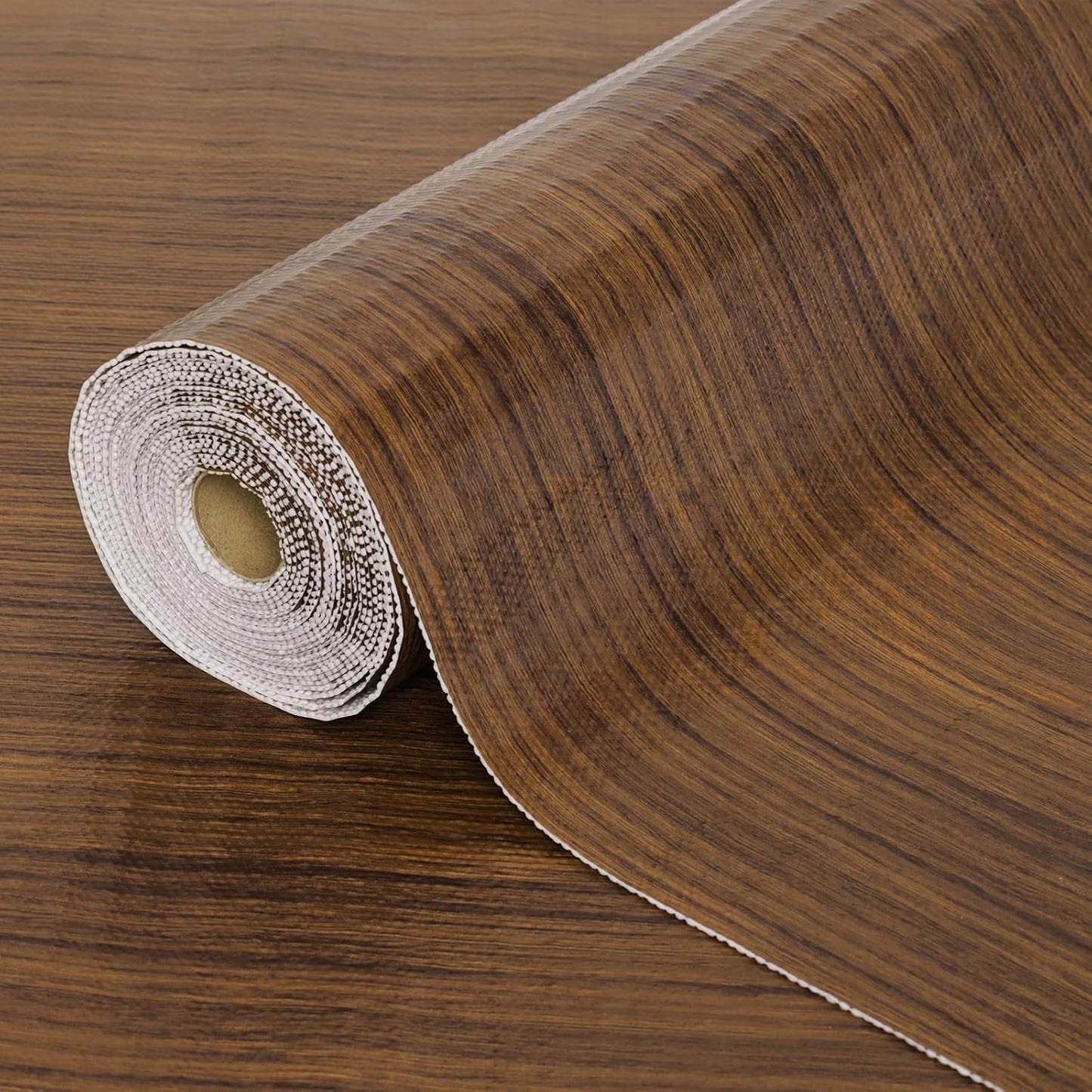 Drawer Shelf Liner for Kitchen Cabinets, Non Adhesive Slip Resistant Shelf Paper Easy to Clean, Strong Grip Thickened Waterproof Washable Mats for Pantry Shelves, Cupboard, Wood Grain, 24 in x 10 FT
