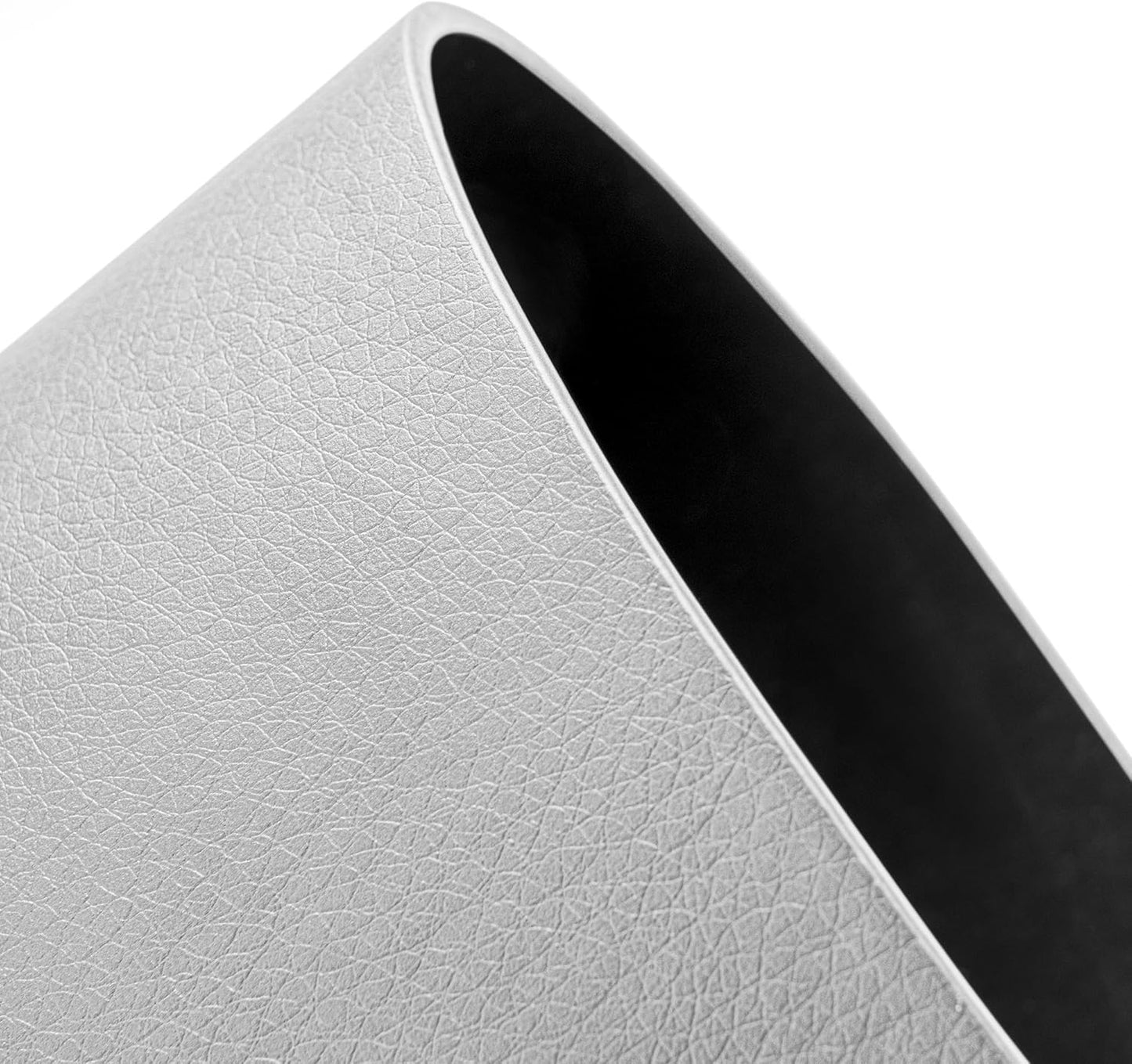 Nekmit Leather Desk Blotter Pad 36 x 20 Inches, Flat, Non-Slip, Waterproof, Gray