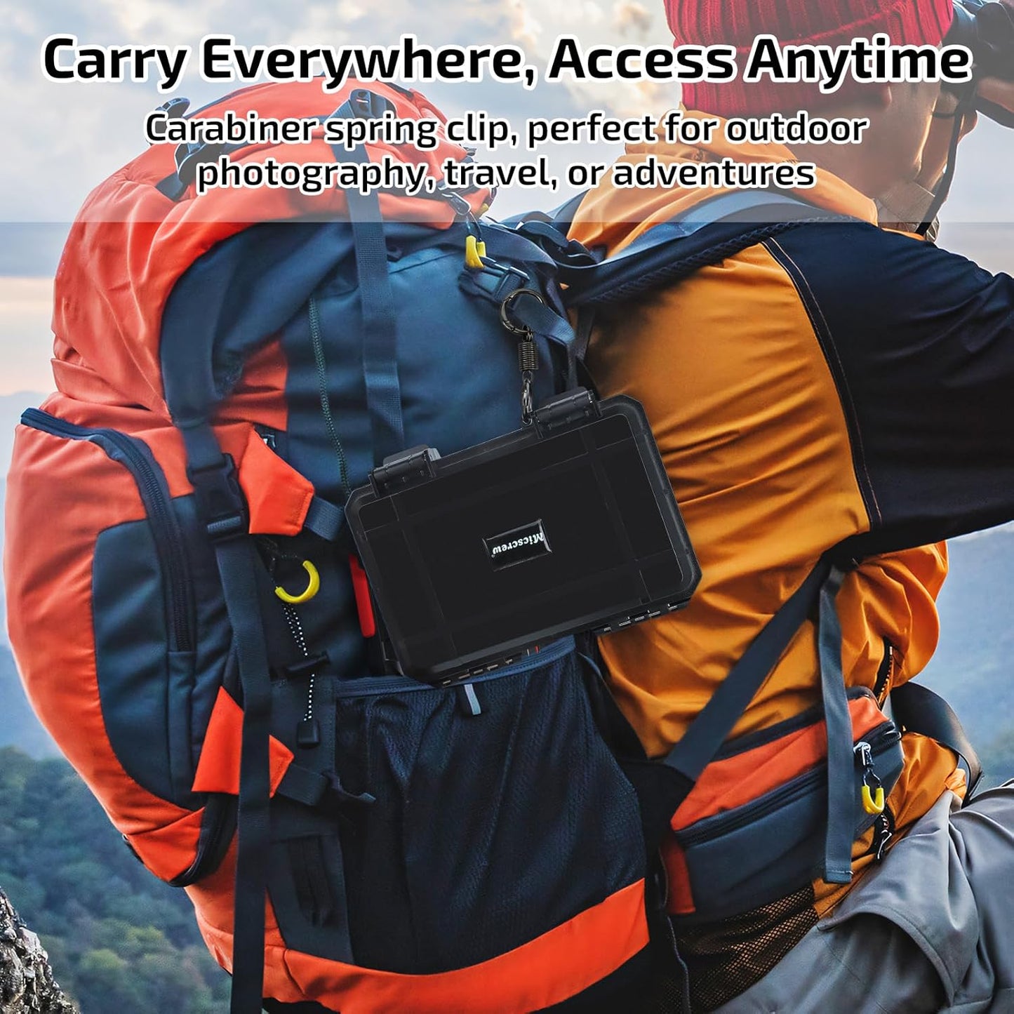 37 Slots Memory Card Case & 36 Transparent Card Cases & 60 Visual Sticky Notes, Water-Resistant Anti-Shock Anti-Dust SD Card Holder Storage,SD Card Case for Camera Memory Card Protector