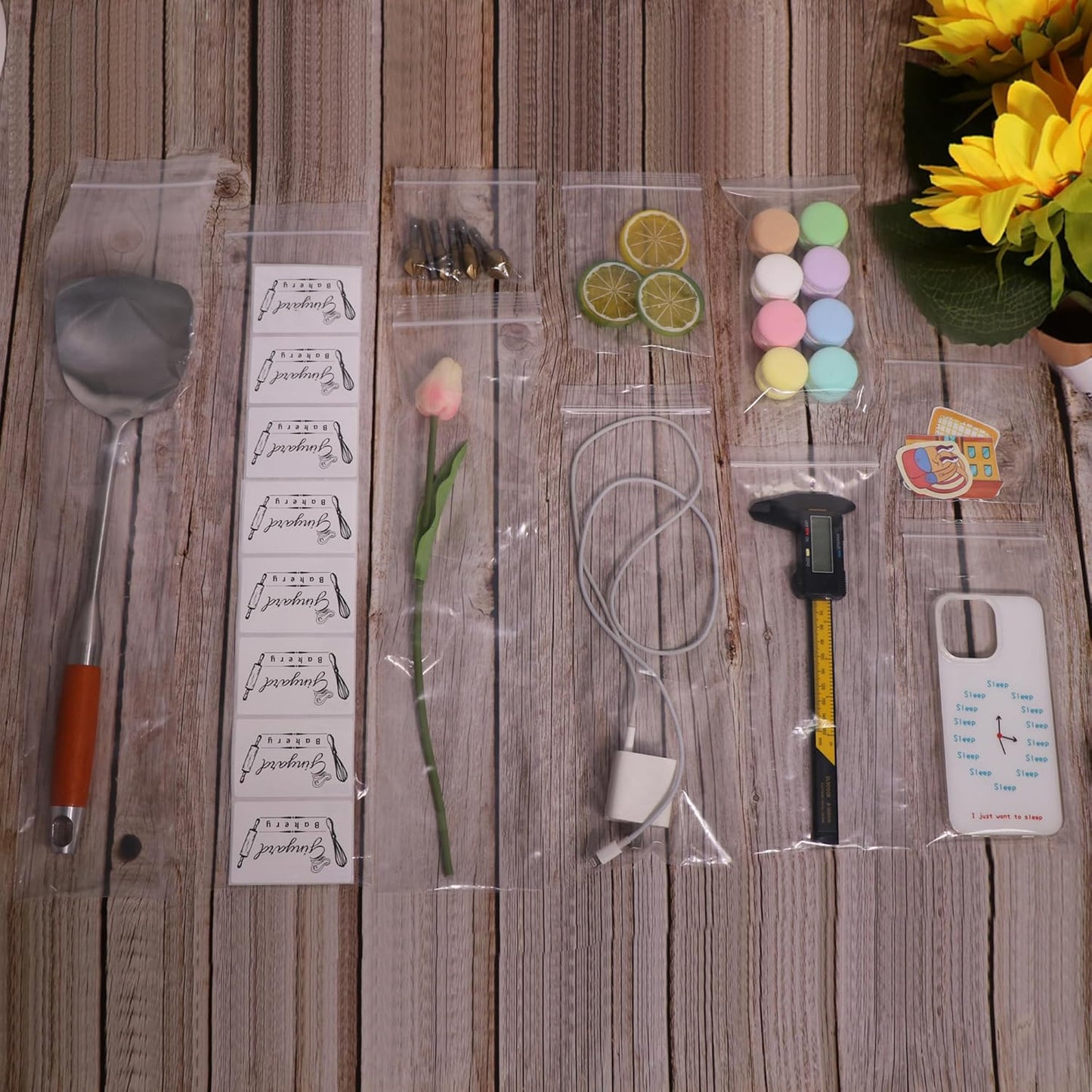 iMailer - 5" x 8" 500 Pack- 2 Mil Resealable Zip Bags- Small Clear Plastic Bags for Storage, Organizing, Crafts, Snacks, Jewelry, Hardware