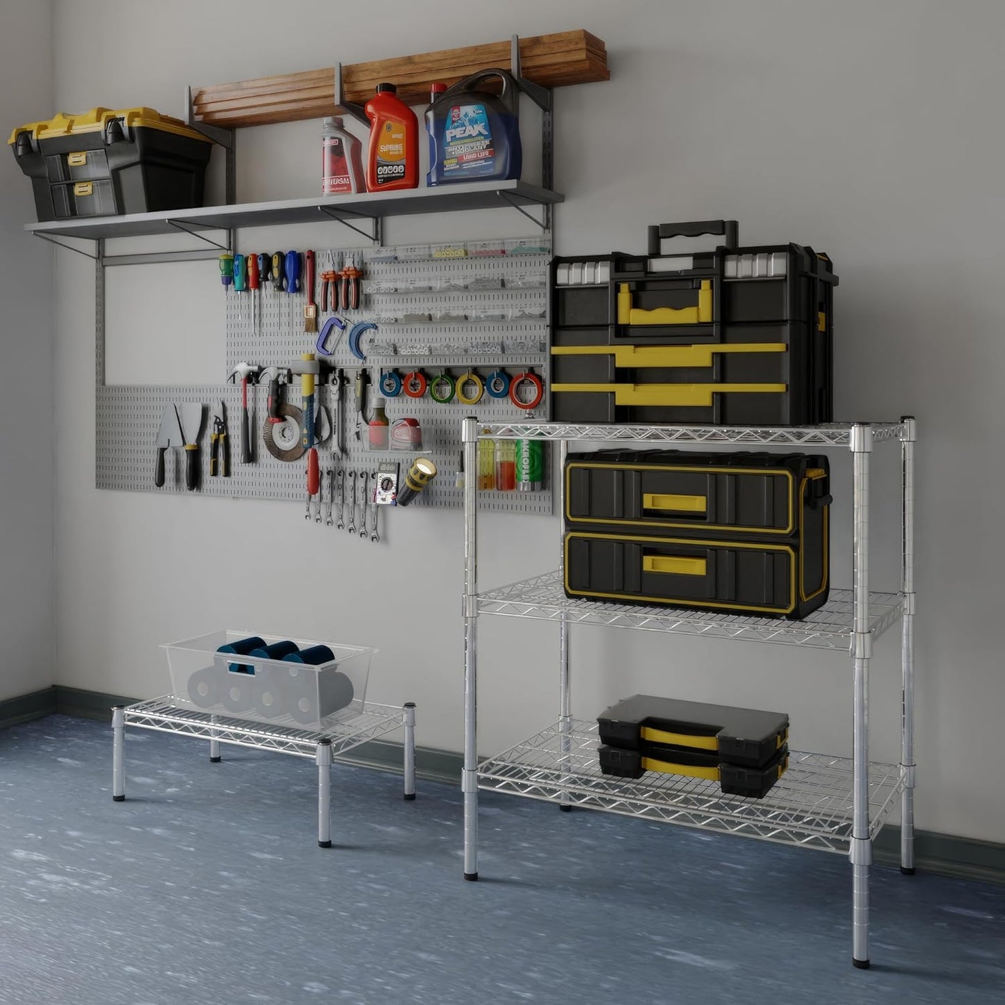 18" Deep x 30" Wide x 34" Height Wire Shelving Kit | 3-Tier | NSF Commercial Storage Rack Unit