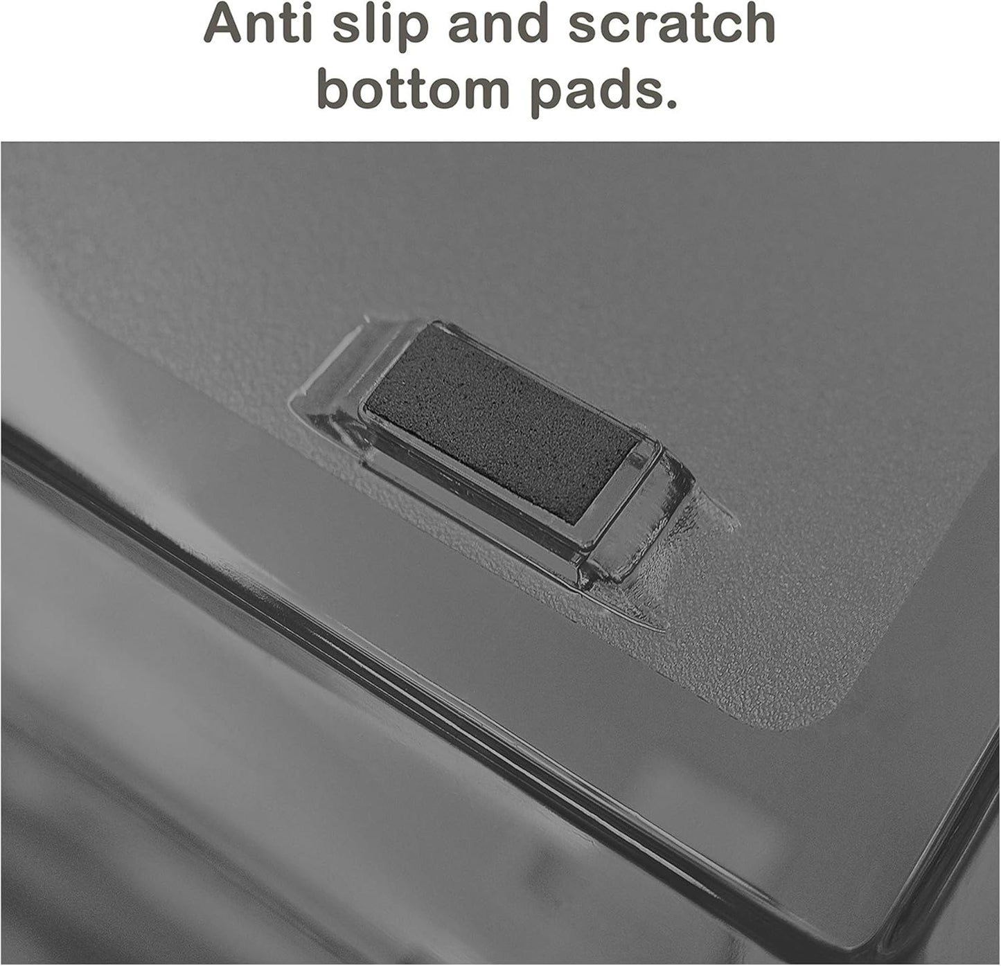 Acrimet Facility 2 Tier Letter Tray, Side Load, Letter Size/A4, Desktop File Organizer, Plastic (Clear Smoke Color)