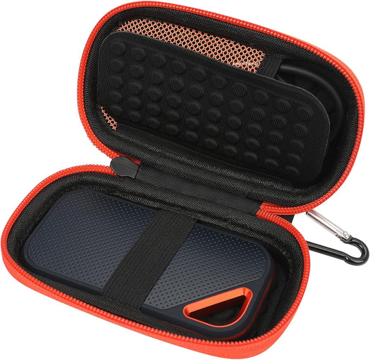 Case for SanDisk Extreme Pro/SanDisk Extreme Portable External SSD, Portable Travel Cover for Sandisk Hard Drive and Extreme (Black)