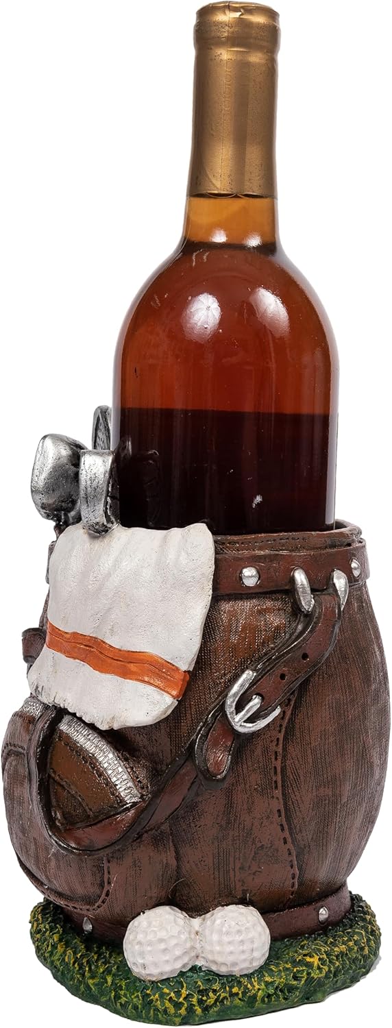 Golf Bag Wine Bottle Holder Decorative Bar Decor Single Bottle Holder
