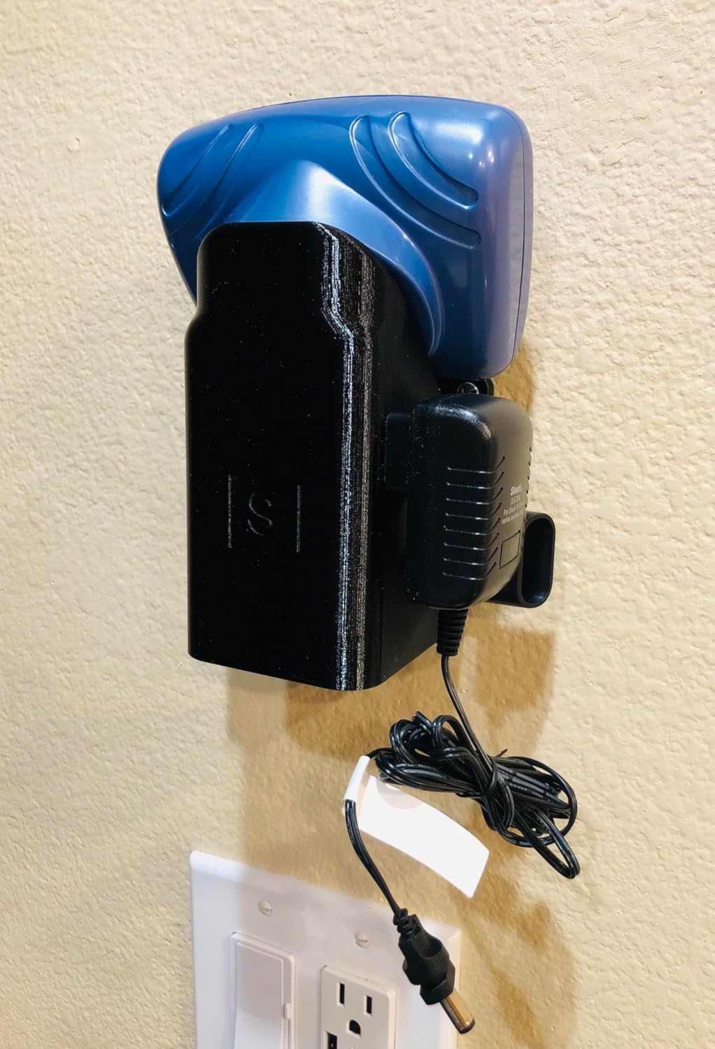 Vacuum Attachments Holder; Docking Station; Compatible with Shark SV75Z_N Cordless Vacuum, Black, SB_AH_SV75Z_N