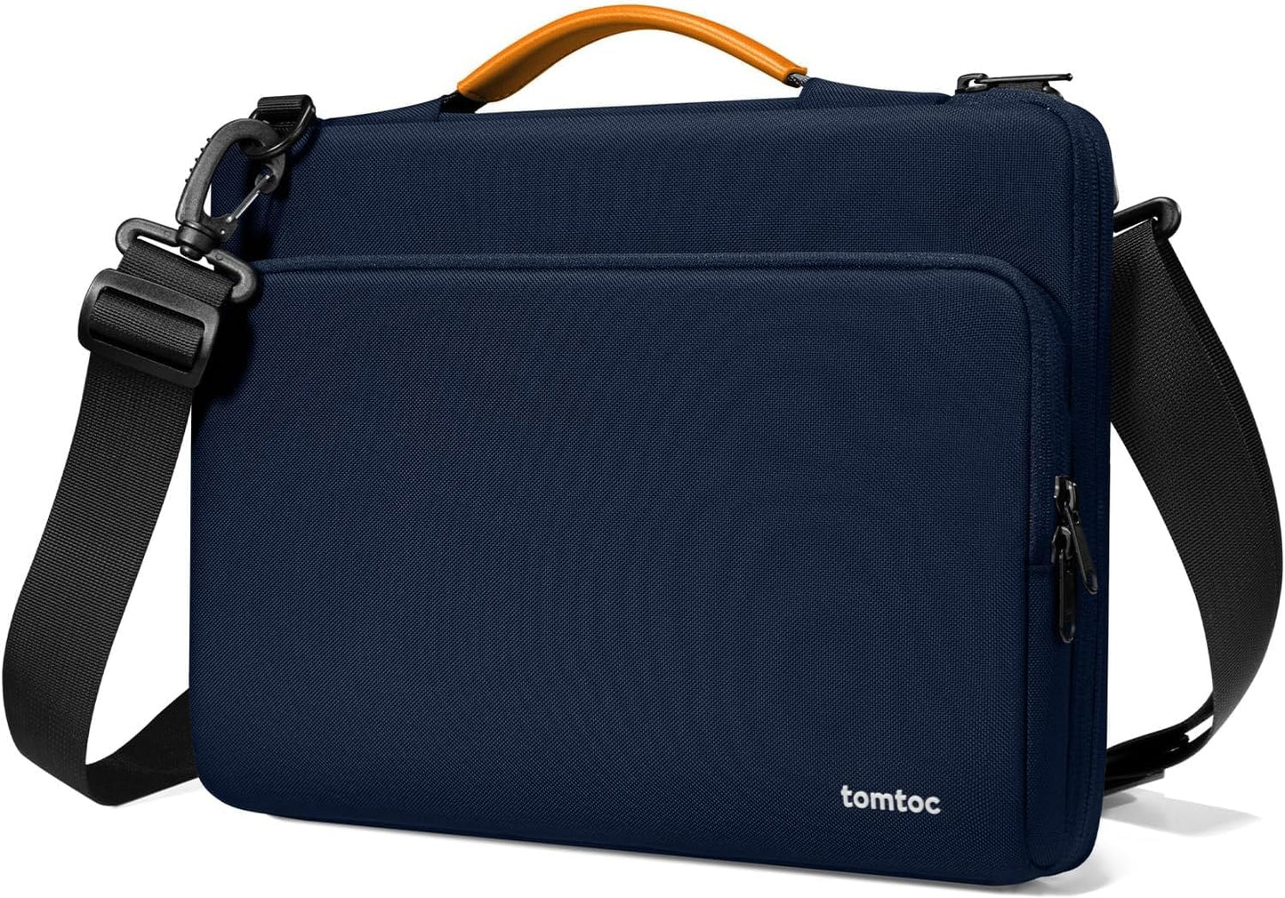 tomtoc 360 Protective Laptop Shoulder Bag for 13-inch 2025 MacBook Air M4/A3240, M3/A3113, M2/A2681, M1/A2337, MacBook Pro M2/A2686 M1/A2338, Water-Resistant Laptop Accessory Carrying Case Sleeve