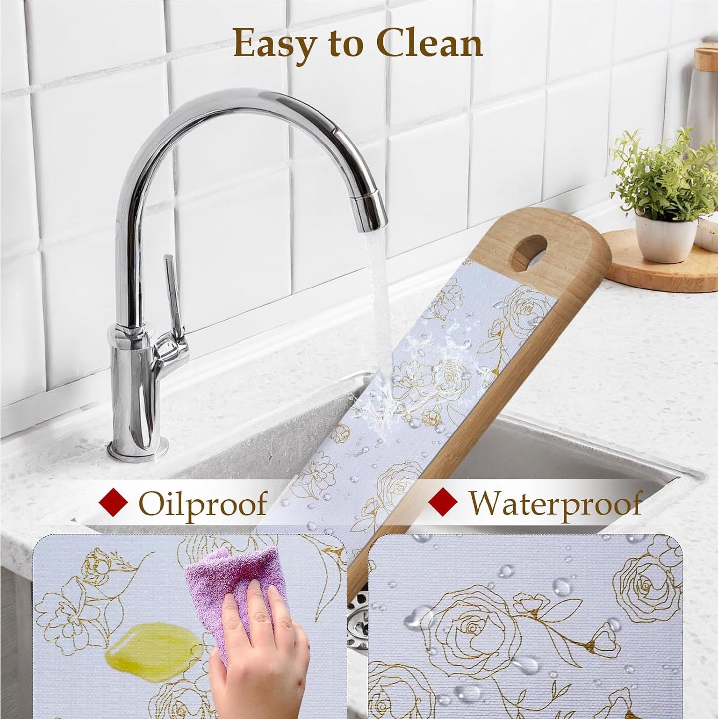 Moriah Shelf Liner for Kitchen Cabinet Non-Adhesive, Thickened Drawer Liner No Slip for Dresser Waterproof Cabinet Paper Liner for Bathroom Shelves Protects Surfaces(Rose,17.5'' x 20')