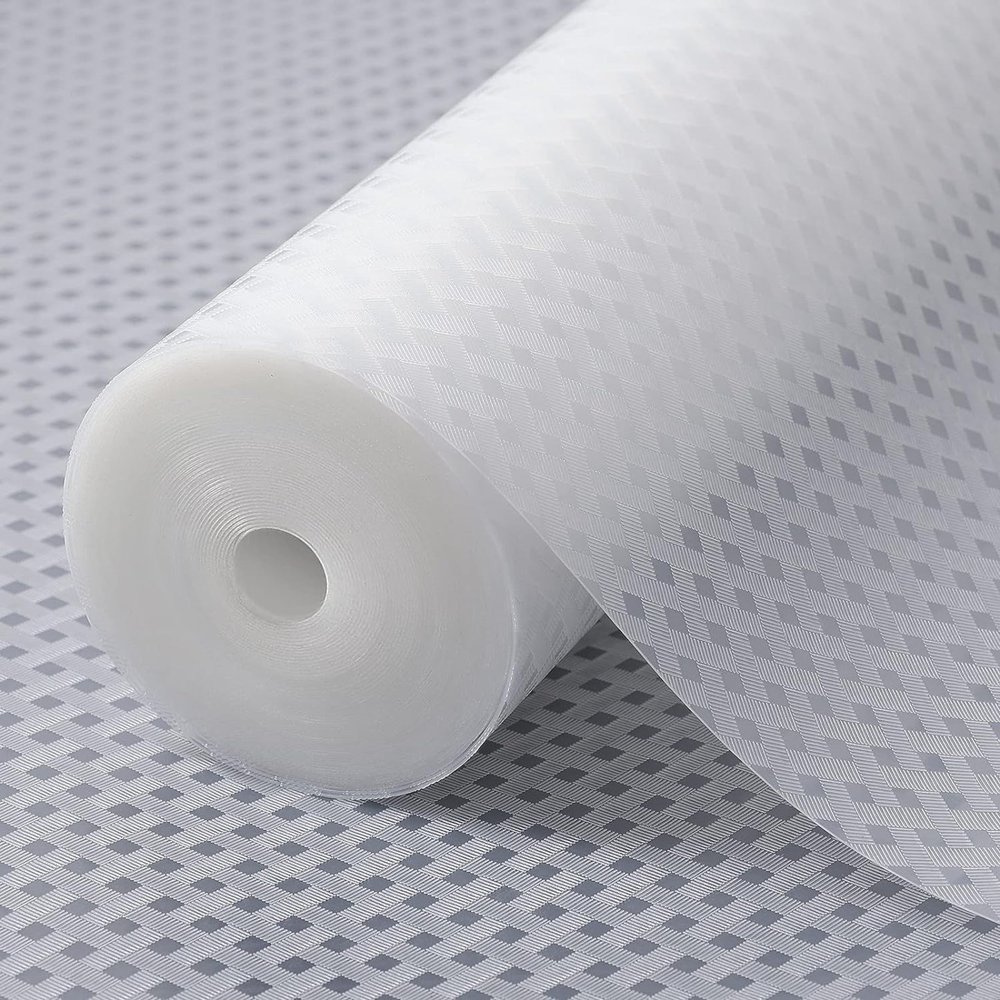 Shelf Liners for Kitchen Cabinets Refrigerator Liners Waterproof Kitchen Cupboard Liner Durable Plastic Drawer Mats EVA Material Non Adhesive Fridge Mats for Shelves - Clear 17.5 x 157.4 Inches
