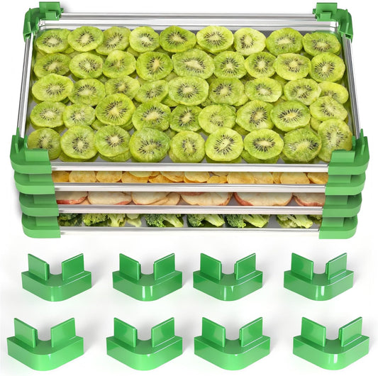 16 Pcs Original Tray Stackers for Harvest Right Freeze Dryer Trays, Stacks 5 Trays, Freeze Dryer Machine Accessories, Freeze Dried Food Storage