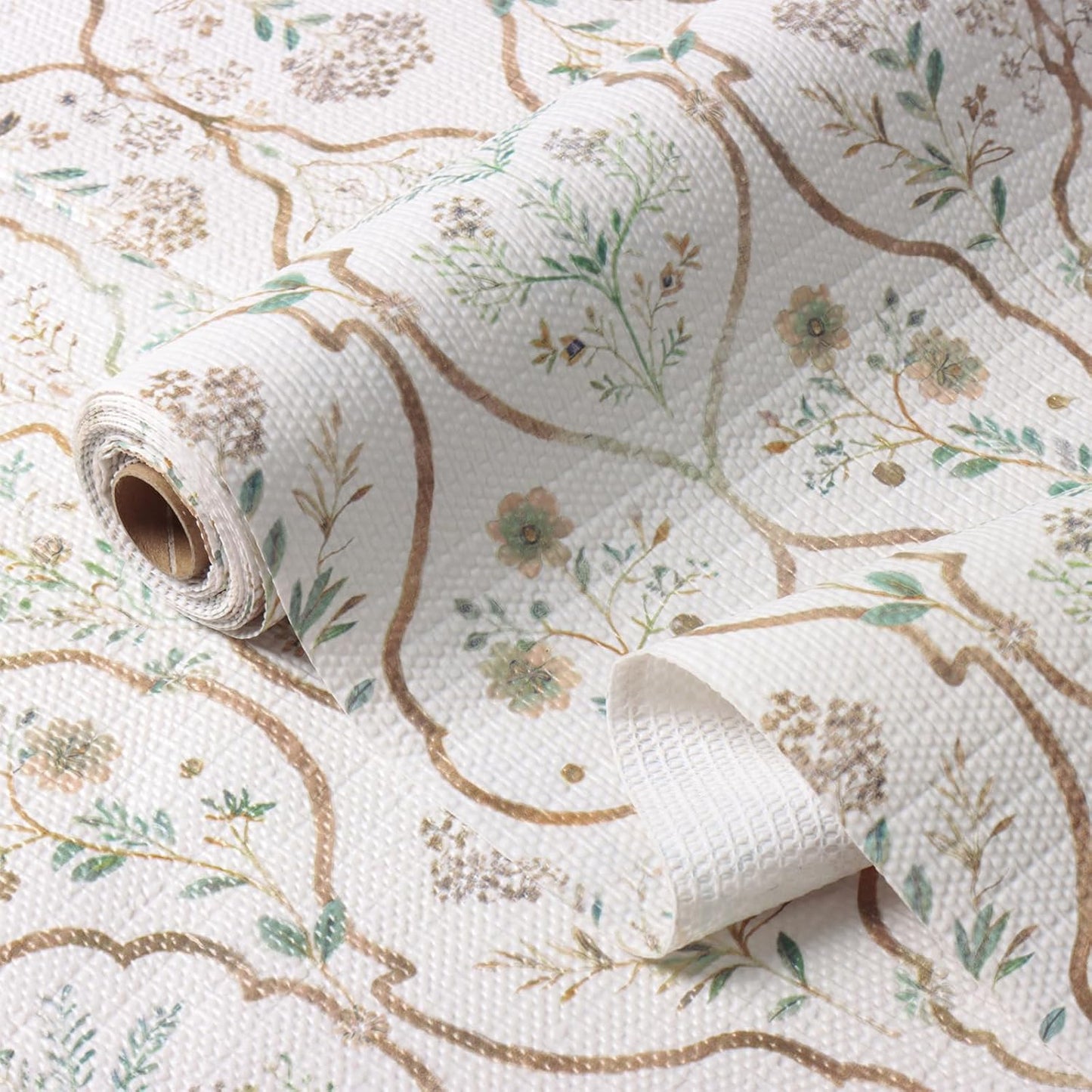 Drawer and Shelf Liner for Kitchen Cabinets Non-Adhesive Drawer Liners Strong Grip Floral Shelf Liners Non-Slip Cabinet Liner,Waterproof Kitchen Cabinet Liners for Shelves,12IN × 10FT