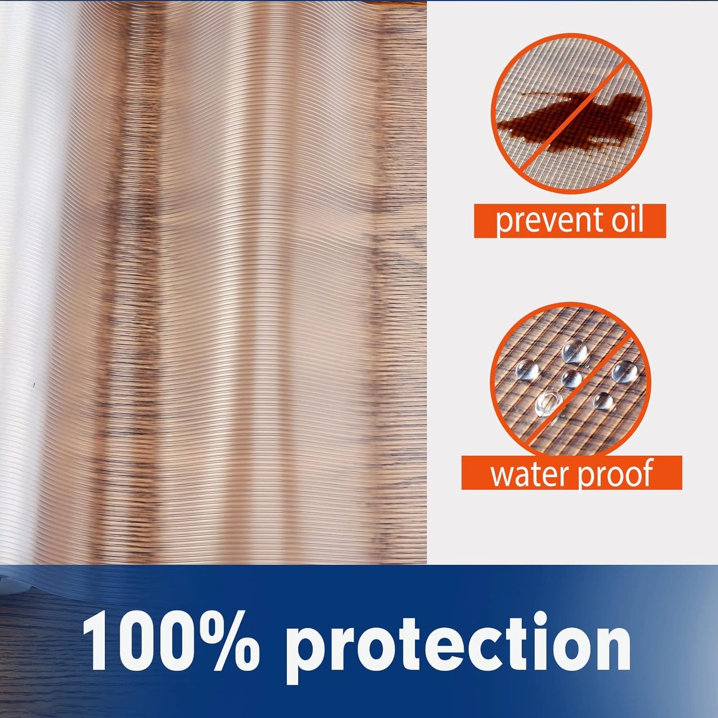 Shelf Liner, Drawer Liner, 20 Inches x 20 FT Cabinet Liner for Kitchen Cabinets Non-Adhesive Shelf Liners, Waterproof Shelf Paper with Non-Slip, Durable Liners, Clear