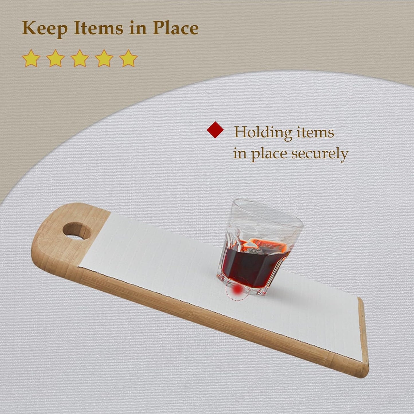 Moriah Shelf Liner for Kitchen Cabinet Non-Adhesive, Thickened Drawer Liner No Slip for Dresser Waterproof Cabinet Paper Liner for Bathroom Shelves Protects Surfaces(White,17.5'' x 10')