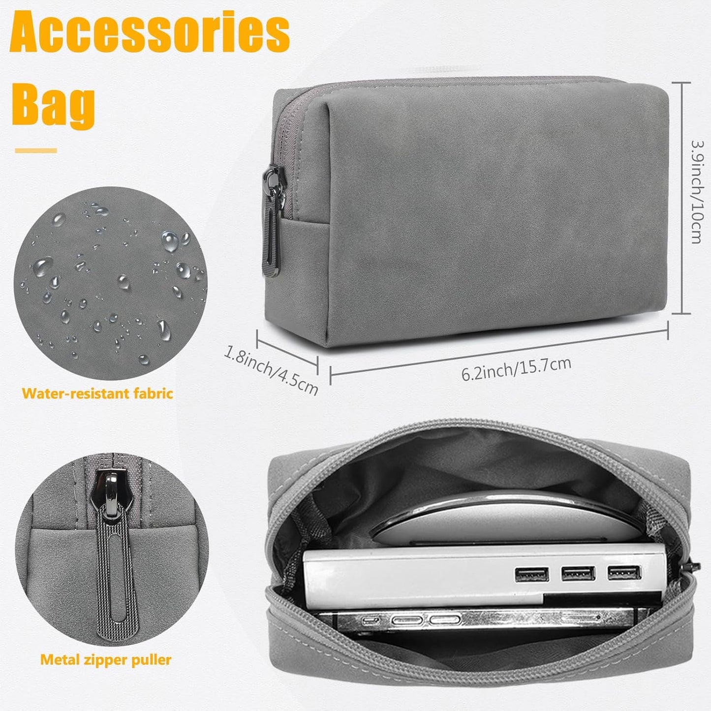 HYZUO 15-16 Inch Laptop Sleeve Case with Stand Feature for MacBook Pro 16 M4/M3/M2/M1 Pro/Max 2025-2019, XPS 15, MacBook Pro 15 2015-2012, Samsung Galaxy Book Flex/Pro 15, Dark Gray