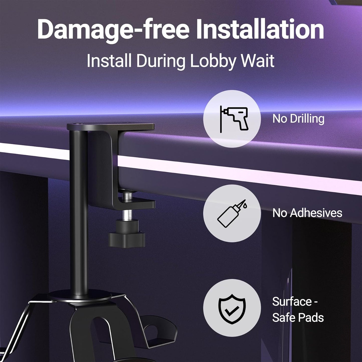 Aluminum Alloy Controller Holder 4 Layers Headphone Stand,Headset Holder & Desk Mounts for 12 Packs Controller，360 Degree Rotation Tier,Gaming Controller Stand for Xbox PS5 PS4 Switch(Black)