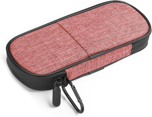 Insulin Cooler Travel Case Diabetic Medication Insulated Cool Organizer with 2 Reusable Ice Packs for Insulin Pen and Other Diabetic Supplies, for the Daily Life and Trip(Pink)