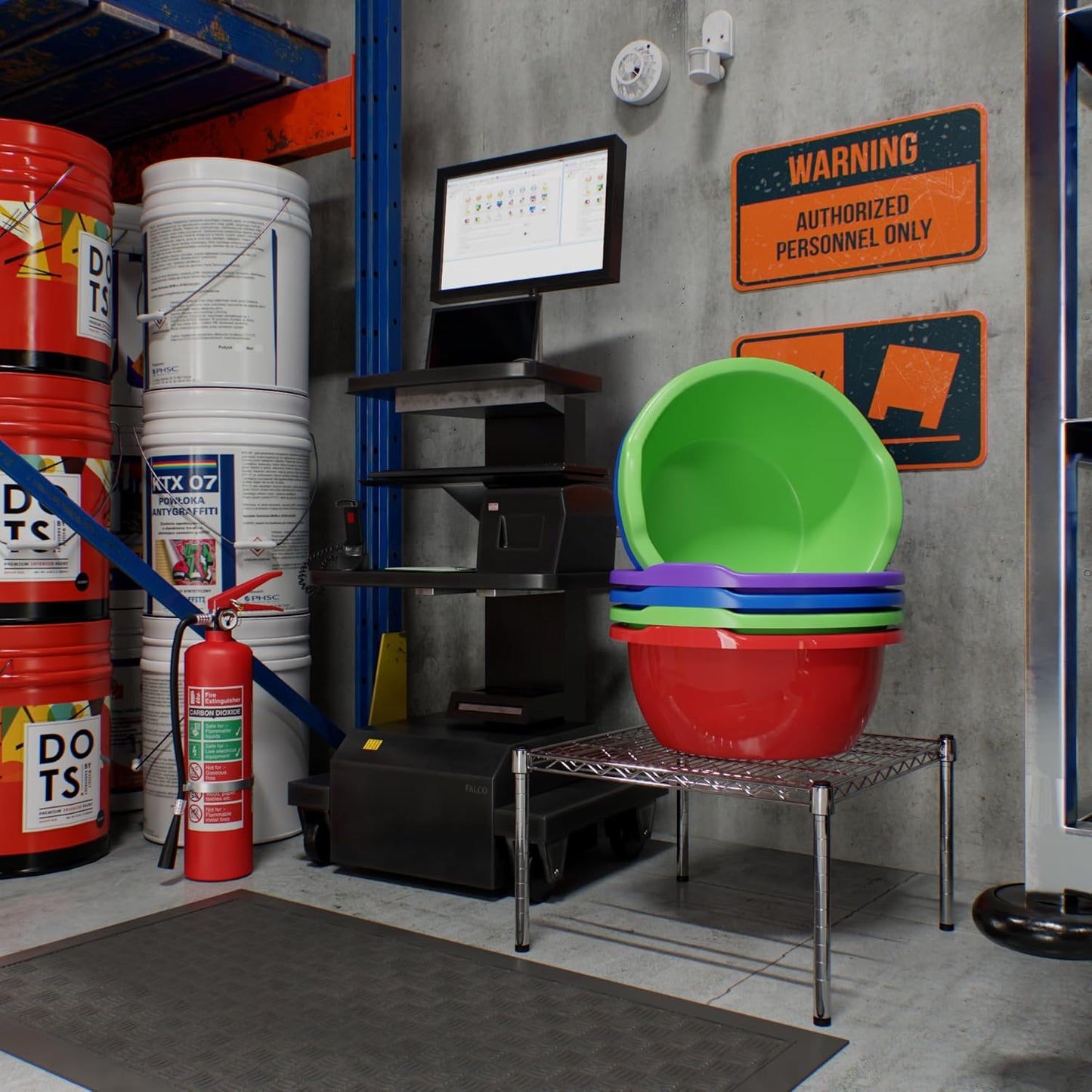 24" Deep x 24" Wide x 14" Height Wire Shelving Kit | 1-Tier | NSF Commercial Storage Rack Unit