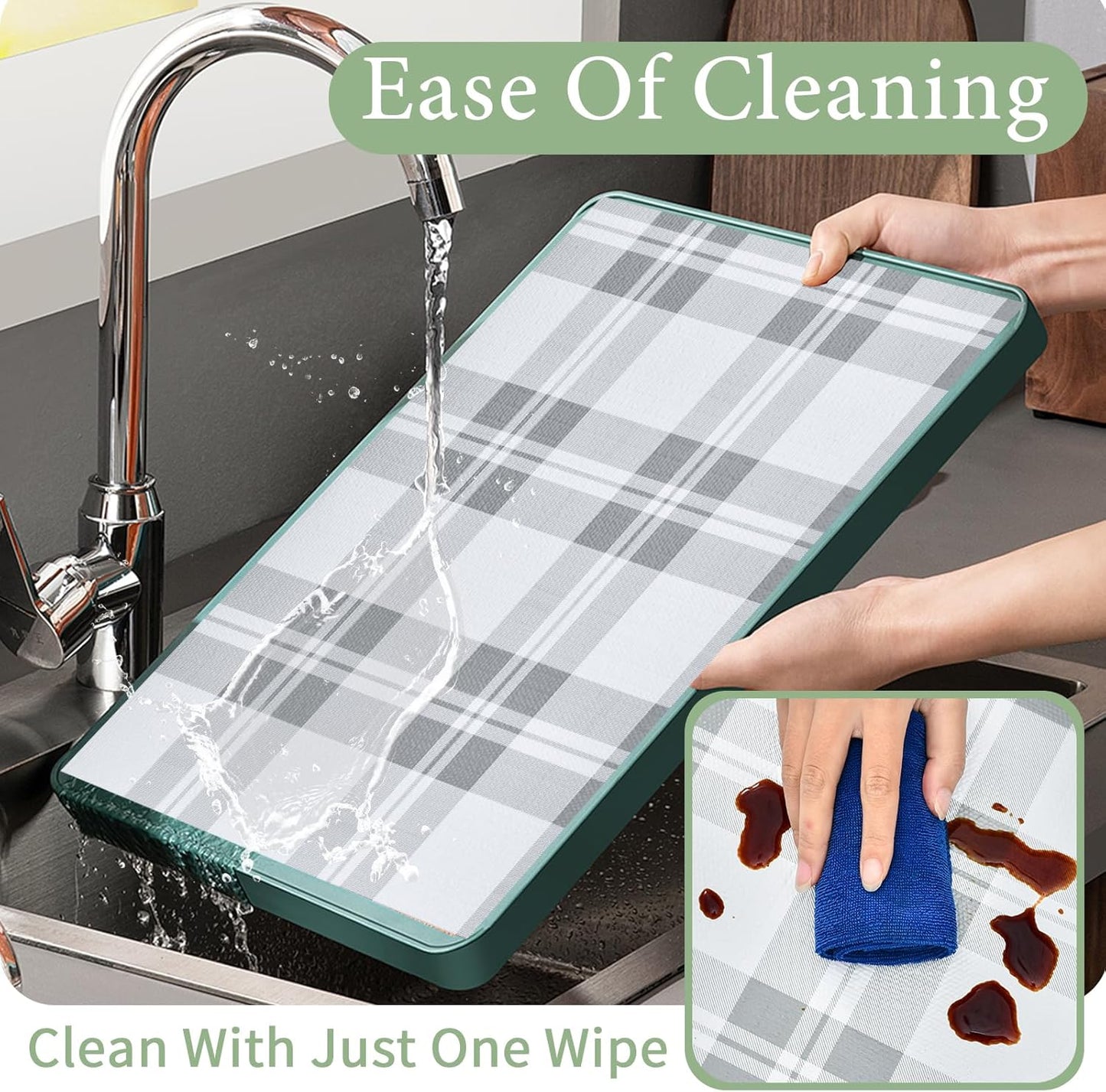 Drawer and Shelf Liner for Kitchen Cabinet: 12 in X 20 Ft Non Slip Waterproof Shelf Paper Non Adhesive Refrigerator Liners Light Grey Lattice Easy Liners for Bathroom
