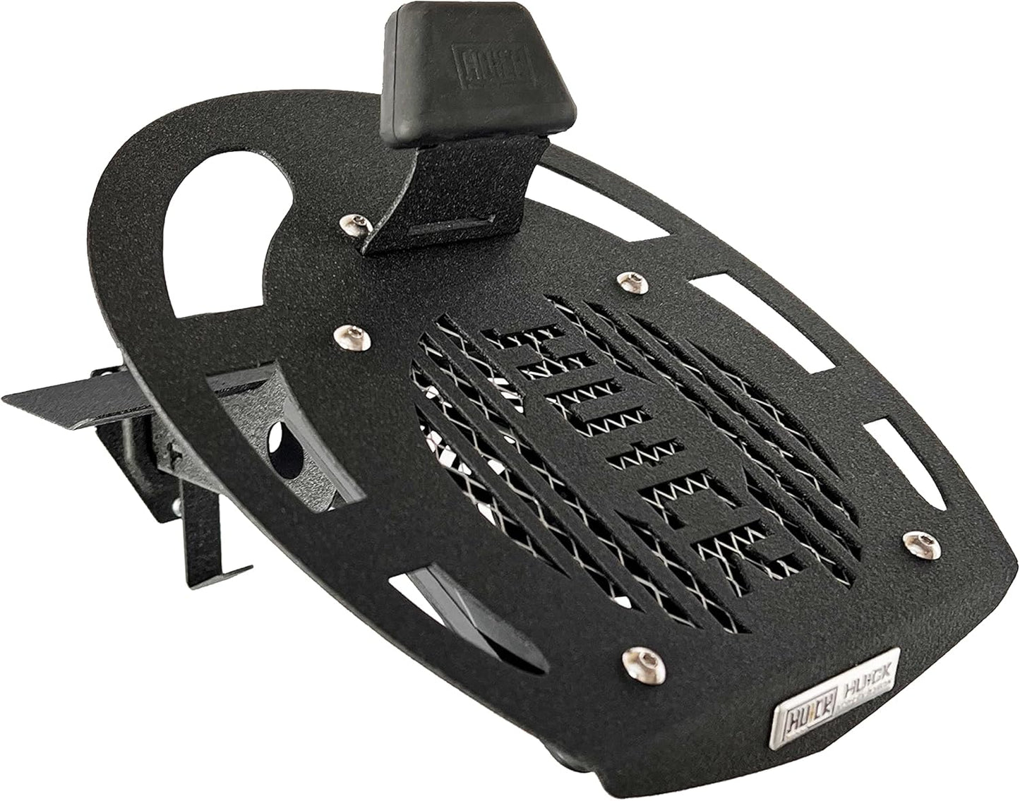 HUCK Helmet Dryer Helmet Holder Display Stand Wall Mount Hanger Rack with Ventilation Fan for Motorbike Helmets, Racing Suit, Gloves (Ventilated, USB Connector, Black)