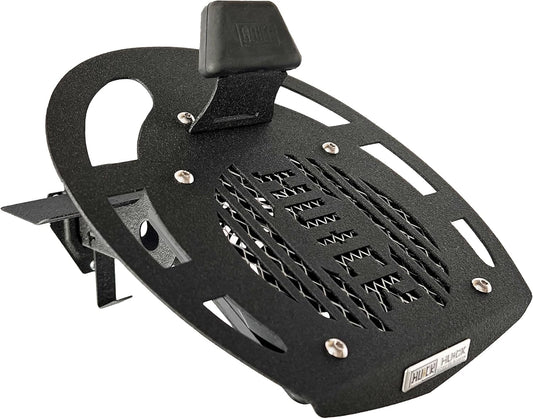 HUCK Helmet Dryer Helmet Holder Display Stand Wall Mount Hanger Rack with Ventilation Fan for Motorbike Helmets, Racing Suit, Gloves (Ventilated, USB Connector, Black)