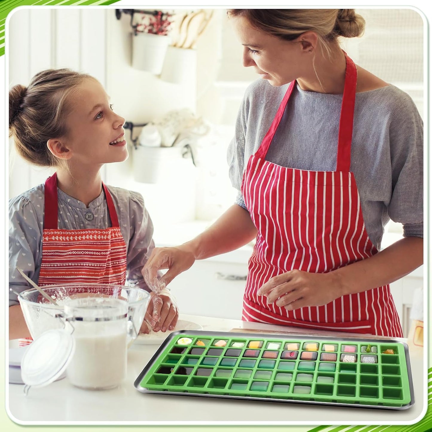 5 Pcs Silicone Food Molds for Harvest Right Freeze Dryer Harvest Right Medium Square Trays Dividers Food Mold for Fruit Vegetable Cake Freeze Drying Accessories (Medium)